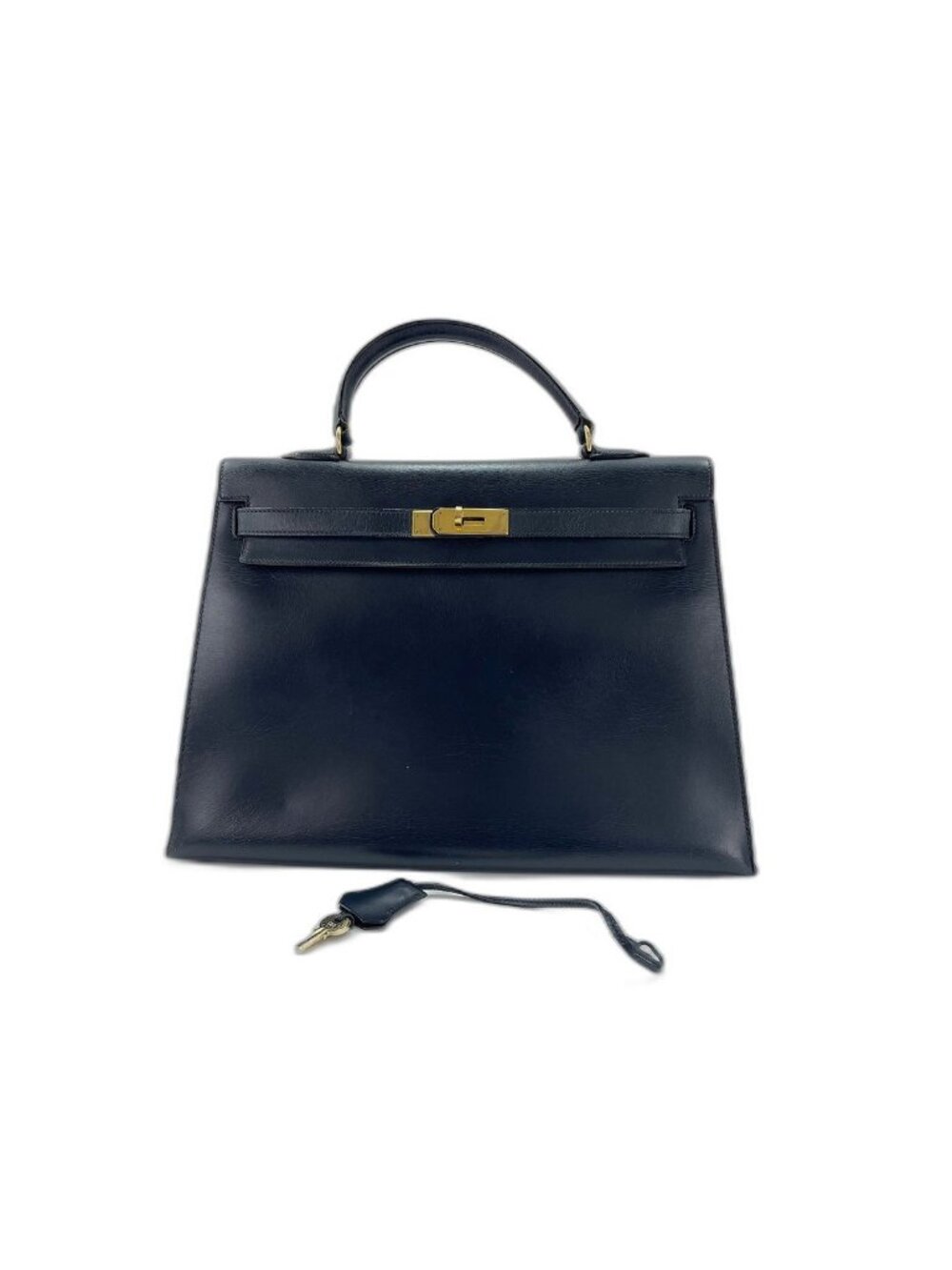 Hermes Kelly Handbag Navy